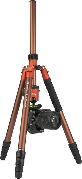 Actual product image Fotopro Tripod Tripod X-go Predator with ball head FPH-62Q - orange brown (Metal)