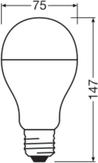Produktbild Osram Led Star Classic A (E27, 19 W, 2451 lm, 1 x, E)