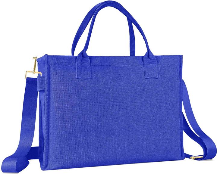 Produktbild Only-Bags.Store Canvas-Einkaufstasche, grosse Handtasche Einkaufstasche Reisetasche Arbeitstasche mit Schultergurt