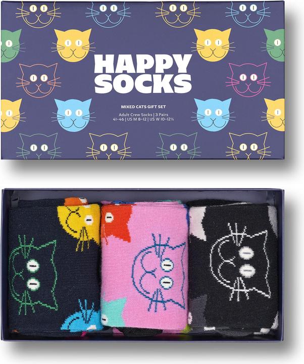 Produktbild Happy Socks Mixed Cat Gift Set (3er Pack, 36 - 40)
