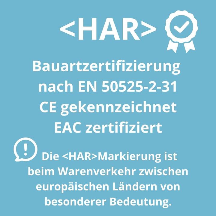 Produktbild Kalitec 10 Meter H05V-K 1 mm² dunkelblau-weiss Verdrahtungsleitung I Aderleitung flexibel I PVC Einze (10 m)