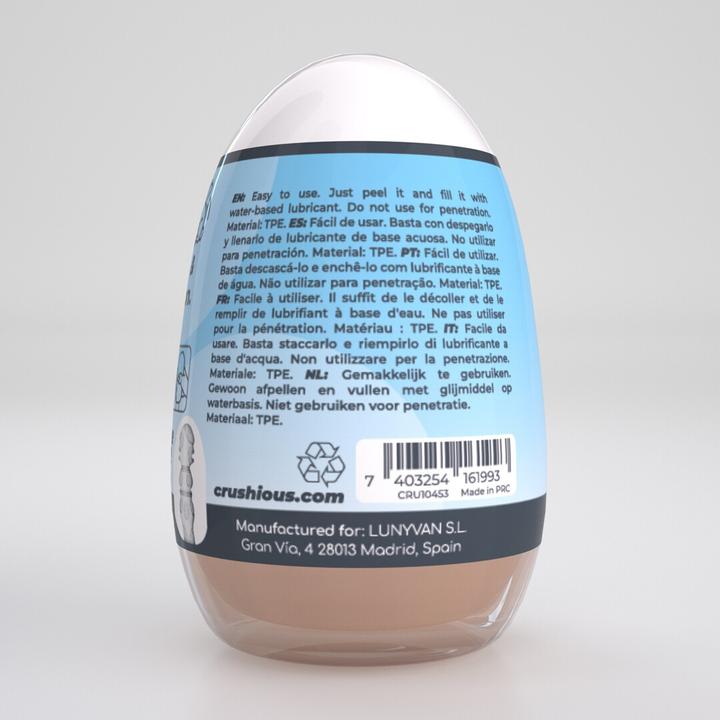Produktbild Crushious Ezy Egg - Masturbator Egg - The Lover - Blue