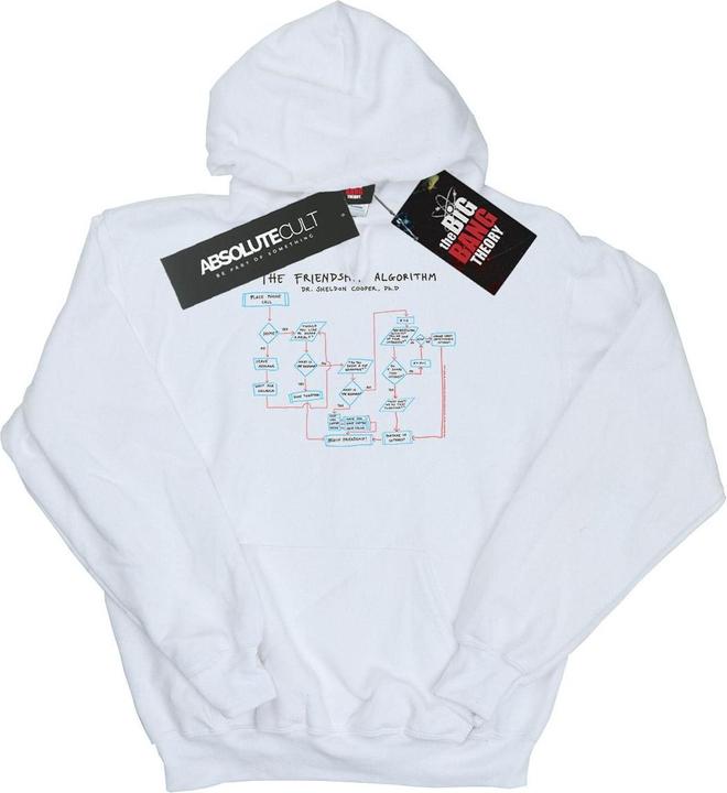 Immagine prodotto Dam Felpa con cappuccio Algoritmo dell'amicizia (S)