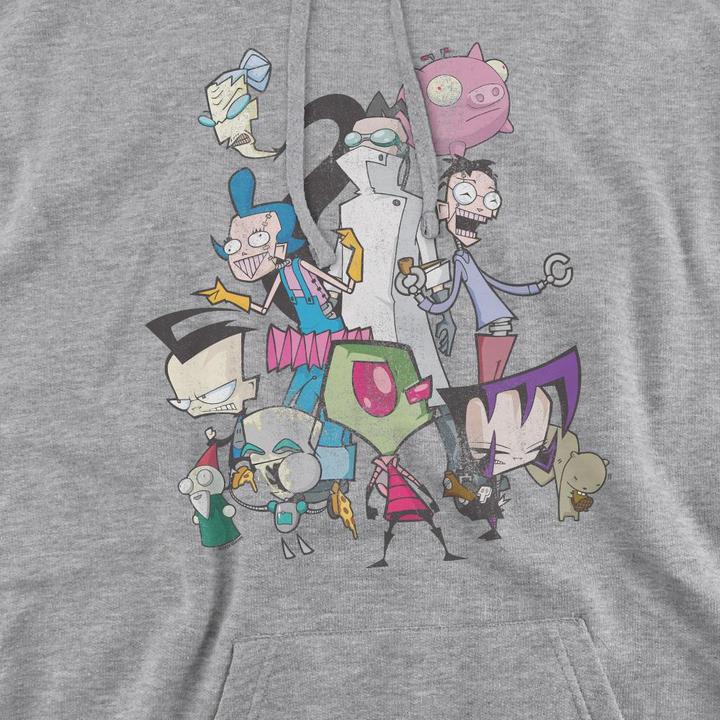 Immagine prodotto Invader Zim Felpa con Cappuccio Foto di gruppo Uomo (L)