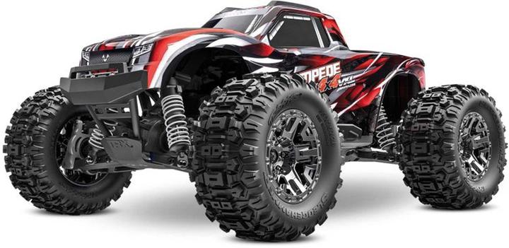Traxxas M.TRUCK STAMPEDE VXL 1:10 4WD EP RTR RED TQi 2.4GHz BRUSHLESS OHNE LadegerÃ¤t und OHNE Akku (RTR Ready-to-Run)