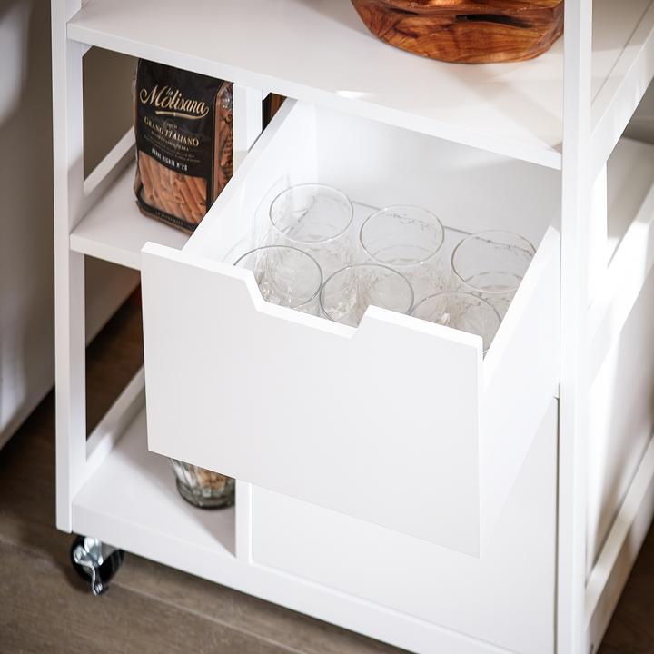 Produktbild SoBuy Küchenwagen mit 2 Schubladen