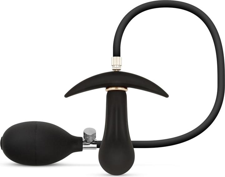 Image du produit Easytoys Anal Collection - Plug Anal Gonflable avec Pompe 8 cm - Noir