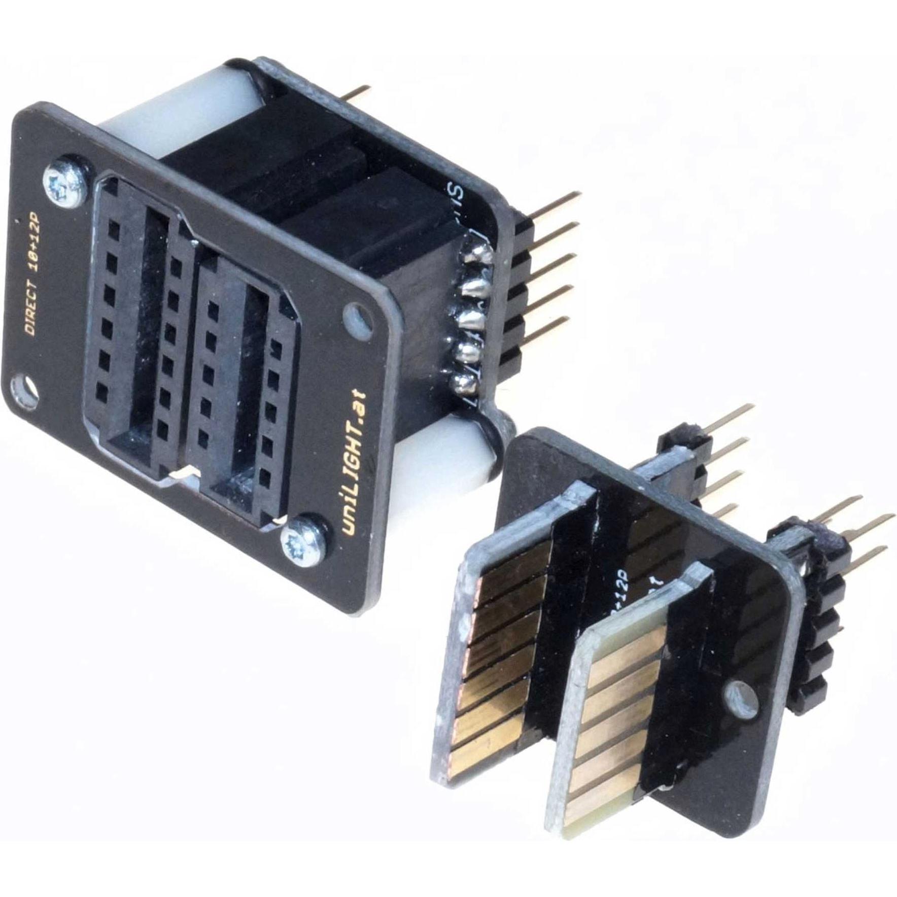 Unilight direktsteckverbindung header mit 9 primä 4 sekundären polen, 2pcs, uni kontaktle