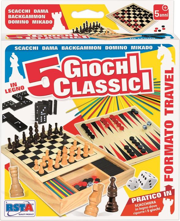 Rs Toys 5 IN 1 GAME BOX