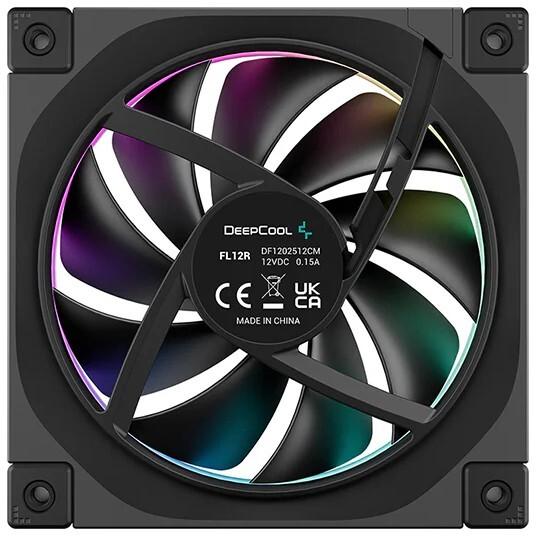 Produktbild Deepcool FL12R Reverse 120x120x25 Black (120 mm, 1x)
