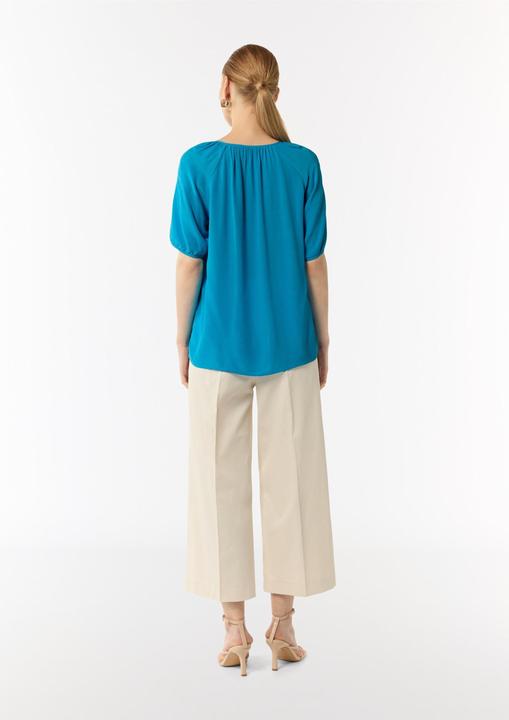Immagine prodotto Comma Bluse Crêpe-Bluse mit voluminösen Ärmeln und Raffung (34)