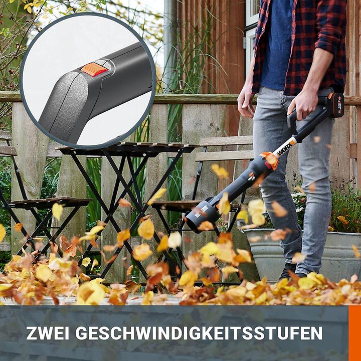 Produktbild Worx WG543E (Akkubetrieb, Laubbläser)