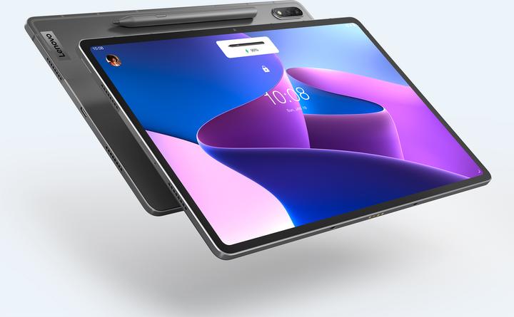 Actual product image Lenovo Tab P12 Pro incl. CH keyboard and Precision Pen 3 (5G, 12.60", 256 GB, storm grey)
