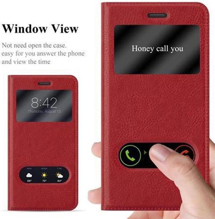 Produktbild Cadorabo Book mit View Doppelfenster Cover (Huawei P9 Lite (2017), Huawei P8 Lite (2017))