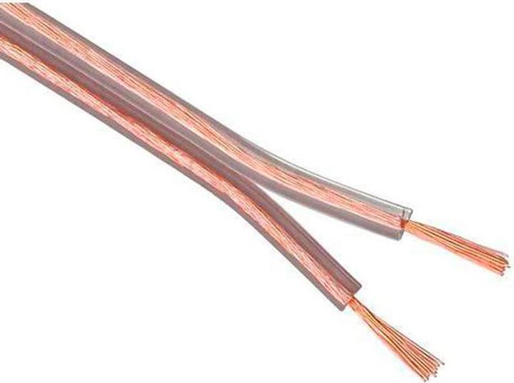 Actual product image Cables SPEAKER WIRE - TRANSPARENT - 2 x 1.50 mm² - 20 m (20 m, 1.50 mm²)