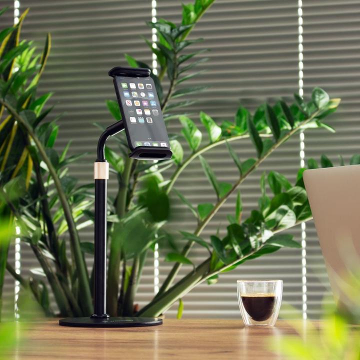 Produktbild Wozinsky stand for tablet and phone on the desk black (WTHBK4)