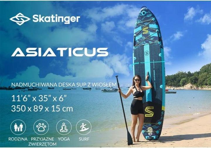 Productafbeelding Skatinger Deska SUP Asiaticus 350x89x15 cm Yoga