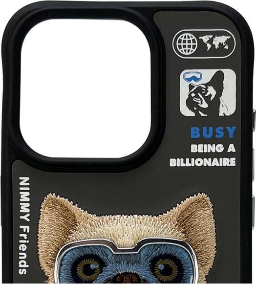 Immagine prodotto Audi Nimmy case iPhone 15 Pro Max 6.7" black Cool&Cute 2.0 Dog (Apple iPhone 15 Pro Max)