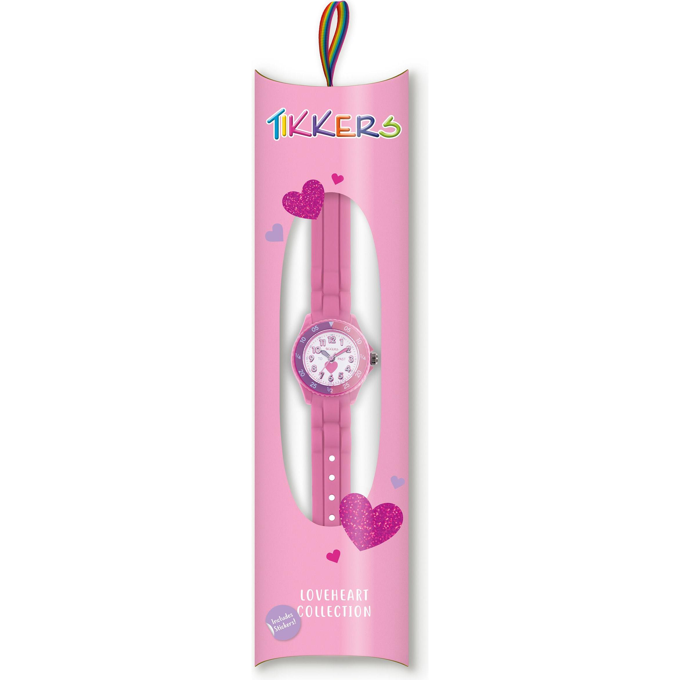 Thumbnail - Tikkers, Armbanduhr, Kid's Time Teacher, Rosa, (Analoguhr)