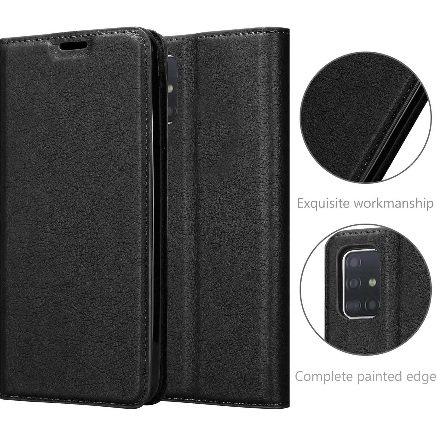 Thumbnail - Cadorabo Book Invisible Magnet Cover (Samsung Galaxy A52 5G), Smartphone Hülle, Schwarz