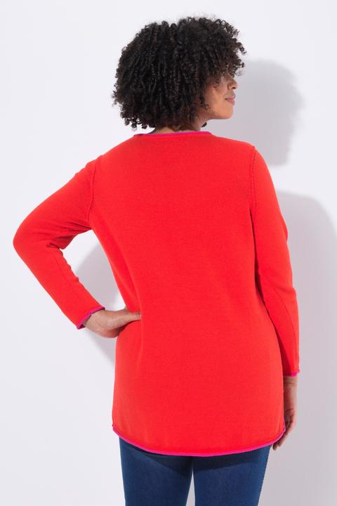 Immagine prodotto Angel of Style Maglione dal taglio dritto con scritta e orli non rifiniti (50, 52)