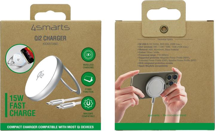 Image du produit 4smarts Kickstand Qi2 (15 W)