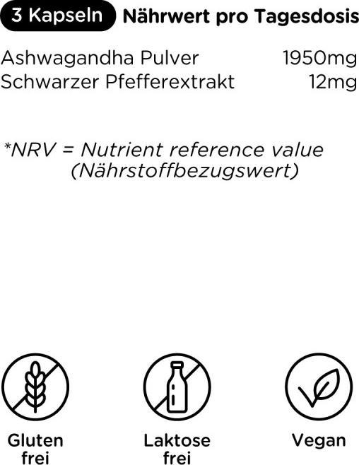 Actual product image Kanela Ashwagandha Plus Capsules (75 Capsules) (75 Piece, Capsules)