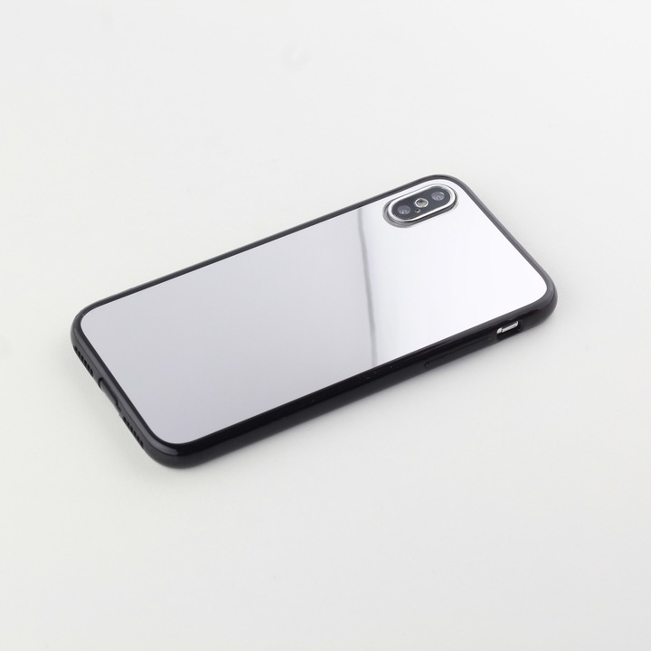 Immagine prodotto PhoneLook Coprire lo specchio con i bordi in silicone nero (Apple iPhone XS Max)