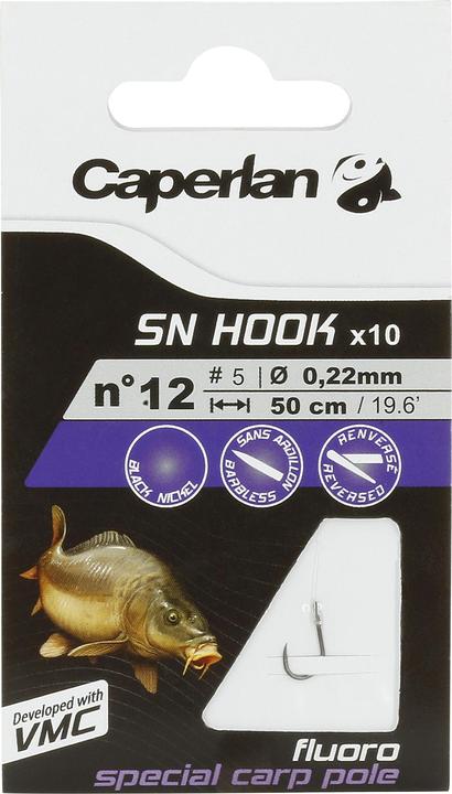 Actual product image Caperlan Leader Hook Carp Pole