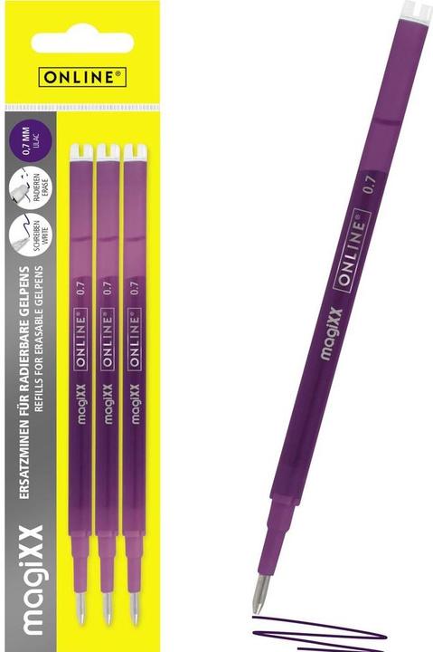 Actual product image Online Gel refill Magixx purple (Lilac, 0.70 mm, 3 pcs.)