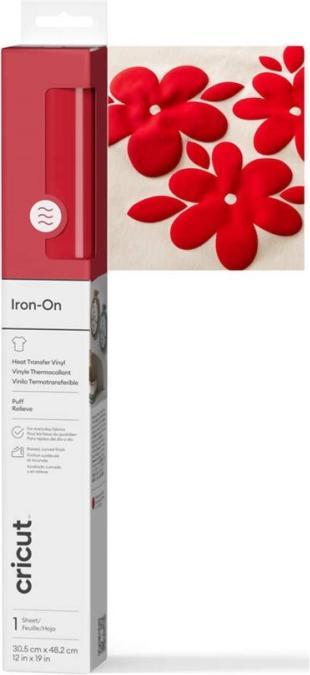 Cricut Puff Iron-On RED 30x48cm