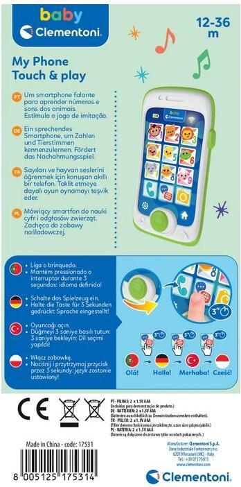 Produktbild Clementoni Sprechendes Touchscreen-Smartphone