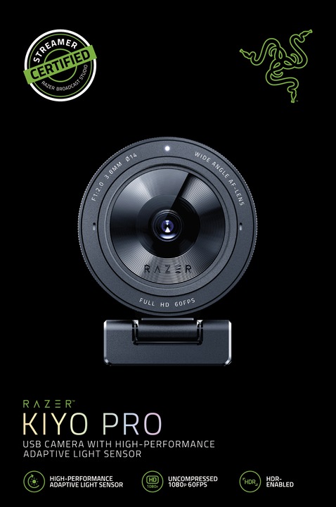 Actual product image Razer Kiyo Pro (2 Mpx)