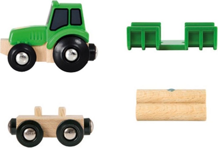 Actual product image Brio Wooden tractor with load