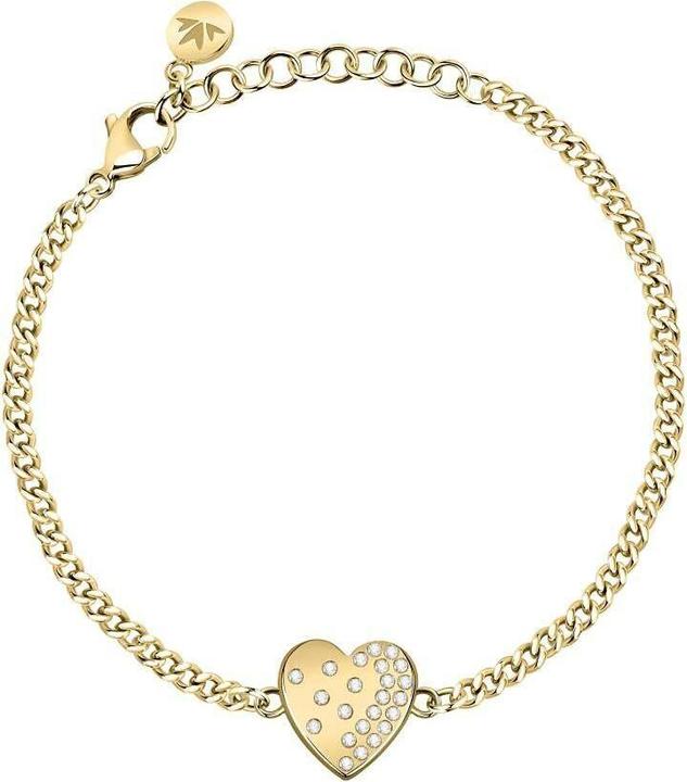 Morellato Gold-plated romantic bracelet with Passioni SAUN13 crystals (L)