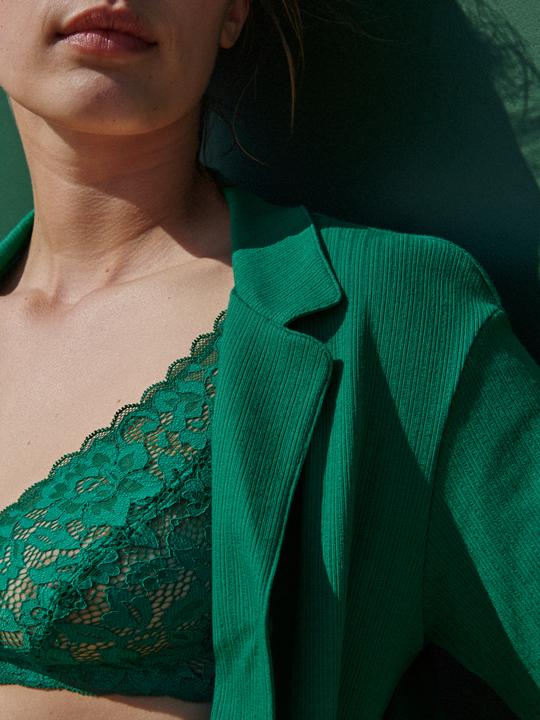 Actual product image Calida BH "Natural Comfort Lace" dunkelgrÃ¼n (Single pack, 75 A)