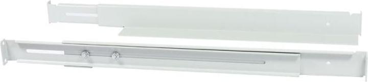 Produktbild Allnet 19"Schrank, zbh. L-Schiene, variabel, L=502-849mm, Lichtgrau, 1 Paar(2Stück)