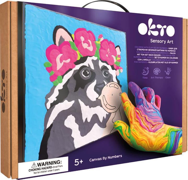 Produktbild Okto 3D Bilderset Waschbär 20002