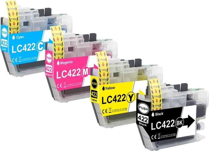 Actual product image Hermex Kompatible Tintenpatrone für Brother MFC-J5740DW (M, C, Y, FC)