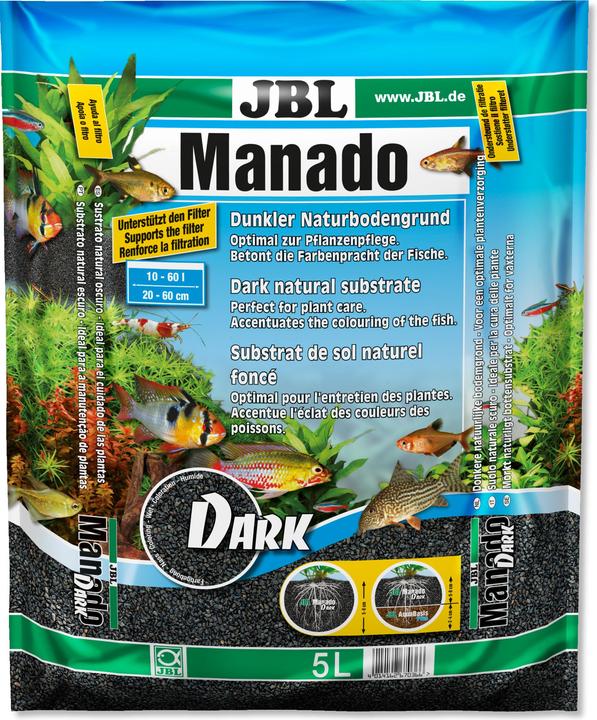 Image du produit JBL Aquaristik und Terraristik Substrat de fond JBL Manado 25 L (Fond, autres éléments)
