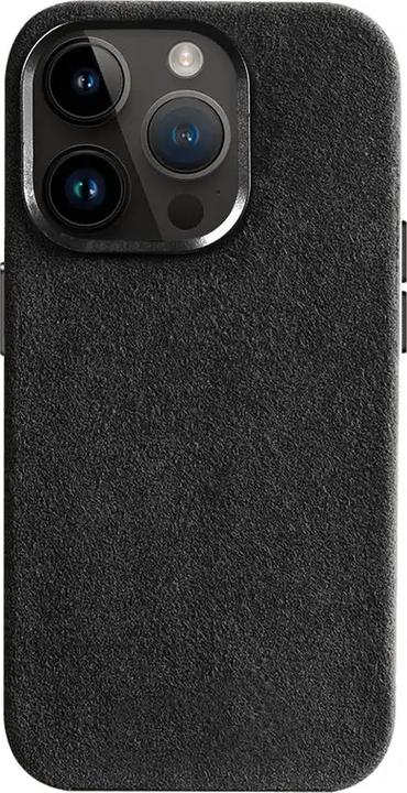 cyoo Alcantara cover iPhone 15 Pro black (Apple iPhone 15 Pro)