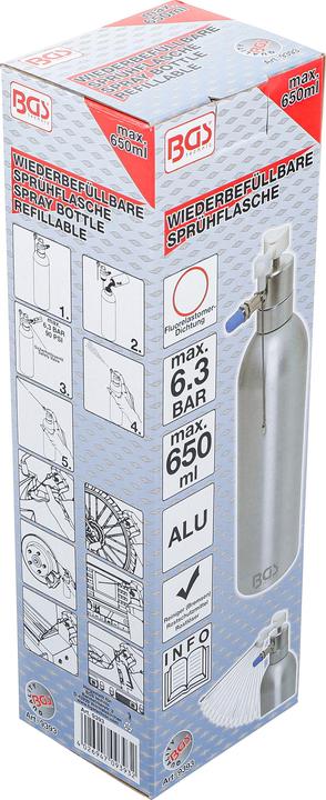 Productafbeelding BGS Persluchtspuitfles 650 ml aluminium uitvoering