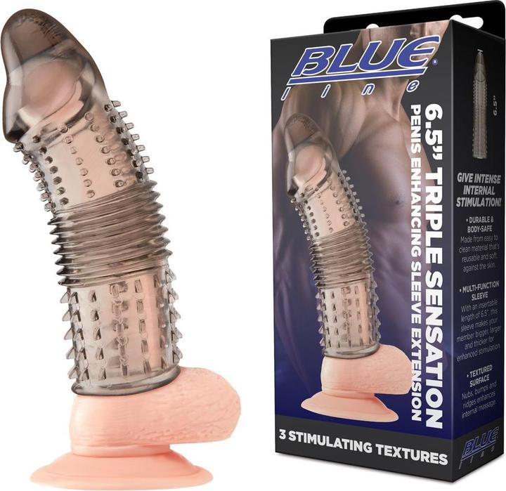 Immagine prodotto Blue Line Guaina per pene "Triple Sensation
