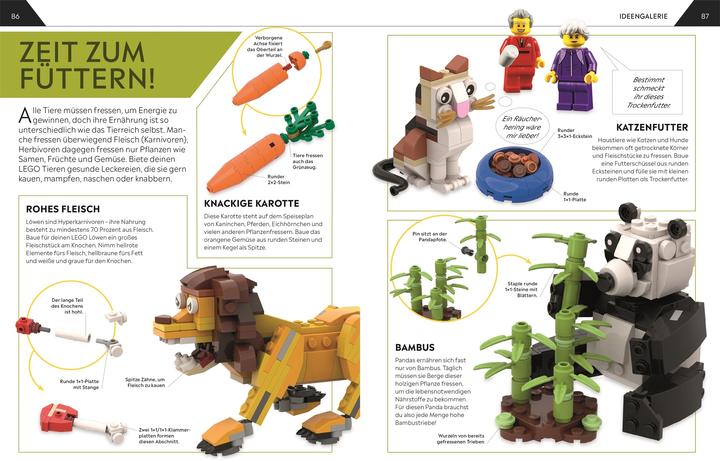 Produktbild Lego Bauideen - Tiere (Deutsch, Hannah Dolan, Jessica Farrell, Michael Schmidt, 2023)