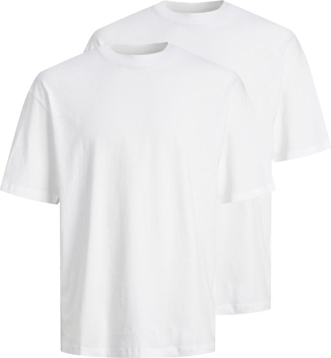 Produktbild Jack & Jones 2er-pack Einfarbig Rundhals T-shirt T-shirt (XL)