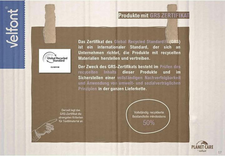 Actual product image Velfont Eco Aqua (120 x 200 cm)