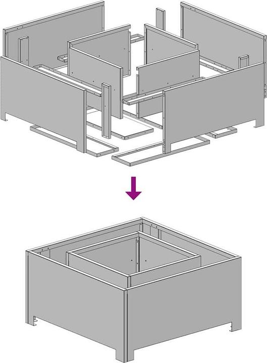 Immagine prodotto vidaXL Holz-Brennfeuerstelle