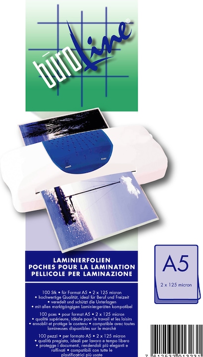 Actual product image BüroLine Laminating films (A5, 100 Piece, 125 µm)