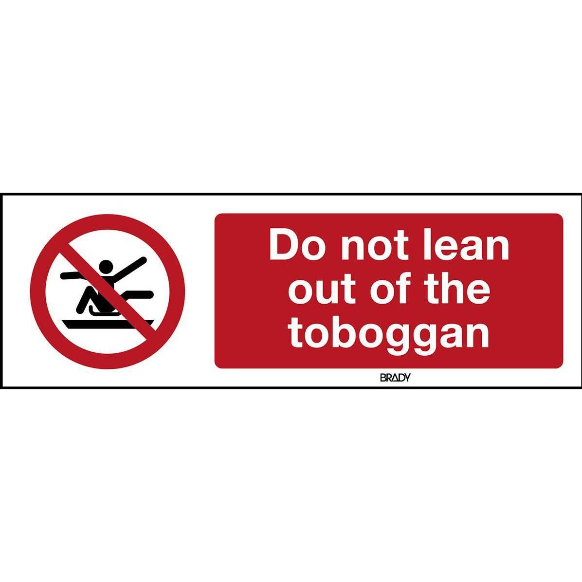 Brady, Sicherheitskennzeichnung, ISO Safety Sign - Do not