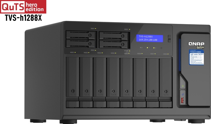 Actual product image QNAP TVS-h1288X-W1250-16G (0 TB)